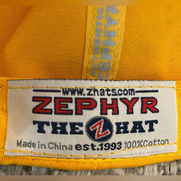 Wichita State Shockers Mens Zephyr Snapback Hat One size color Yellow - Picture 3 of 4